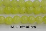 CEJ201 15.5 inches 6mm round lemon jade beads wholesale