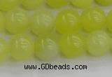 CEJ202 15.5 inches 8mm round lemon jade beads wholesale