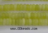 CEJ210 15.5 inches 2*4mm rondelle lemon jade beads wholesale