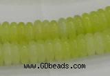 CEJ211 15.5 inches 2*6mm rondelle lemon jade beads wholesale