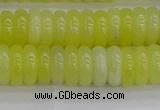 CEJ212 15.5 inches 3*8mm rondelle lemon jade beads wholesale