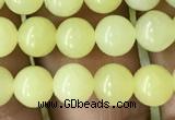 CEJ351 15.5 inches 6mm round lemon jade beads wholesale