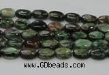 CEM10 15.5 inches 6*8mm oval emerald gemstone beads wholesale