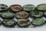 CEM14 15.5 inches 12*16mm oval emerald gemstone beads wholesale