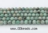 CEM53 15.5 inches 10mm round emerald gemstone beads wholesale