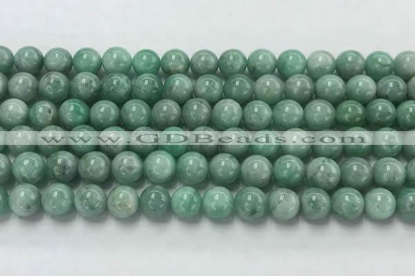 CEM57 15.5 inches 8mm round emerald gemstone beads wholesale