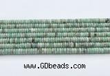 CEM70 15.5 inches 3.5*7mm rondelle emerald gemstone beads