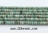 CEM71 15.5 inches 4.5*8mm rondelle emerald gemstone beads