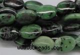 CEP11 15.5 inches 10*14mm oval epidote gemstone beads wholesale