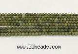 CEP200 15.5 inches 4mm round epidote gemstone beads wholesale