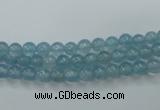 CEQ01 15.5 inches 4mm round blue sponge quartz beads wholesale