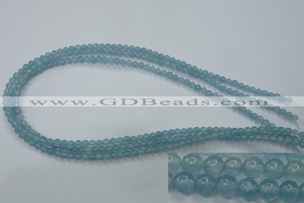 CEQ01 15.5 inches 4mm round blue sponge quartz beads wholesale