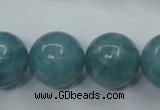 CEQ08 15.5 inches 18mm round blue sponge quartz beads wholesale