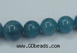 CEQ10 15.5 inches 8mm - 18mm round blue sponge quartz beads wholesale