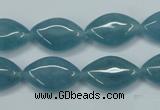 CEQ134 15.5 inches 12*19mm marquise blue sponge quartz beads