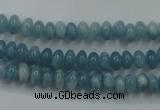 CEQ22 15.5 inches 4*6mm rondelle blue sponge quartz beads