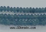 CEQ31 15.5 inches 2*4mm faceted rondelle blue sponge quartz beads