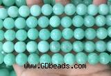 CEQ313 15.5 inches 10mm faceted round green sponge quartz beads