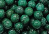 CFA68 15.5 inches 10mm round green chrysanthemum agate beads