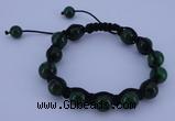 CFB502 10mm round candy jade beads adjustable bracelet wholesale