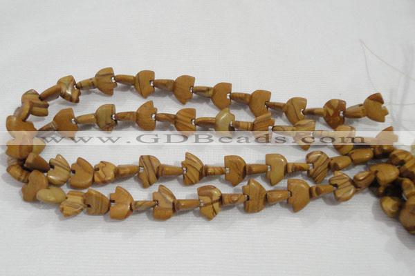 CFG779 15.5 inches 10*15mm carved animal grain stone beads