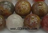 CFJ205 15.5 inches 14mm round fancy jasper beads wholesale