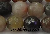 CFJ215 15.5 inches 14mm faceted round fancy jasper beads wholesale