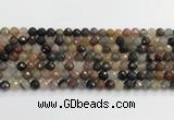 CFJ217 15.5 inches 6mm faceted round fancy jasper beads