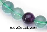 CFL03 AA grade 8mm round natural fluorite beads Wholesale