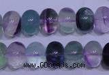 CFL1070 15 inches 10*14mm rondelle natural fluorite gemstone beads