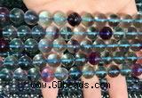 CFL1132 15.5 inches 10mm round fluorite gemstone beads wholesale