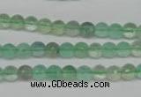 CFL115 15.5 inches 6mm faceted round green fluorite beads