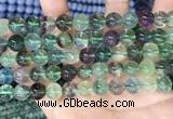 CFL1153 15.5 inches 10mm round fluorite gemstone beads