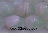 CFL1205 15.5 inches 13*18mm rice green fluorite gemstone beads