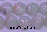 CFL1208 15.5 inches 10mm flat round green fluorite gemstone beads