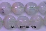 CFL1209 15.5 inches 12mm flat round green fluorite gemstone beads