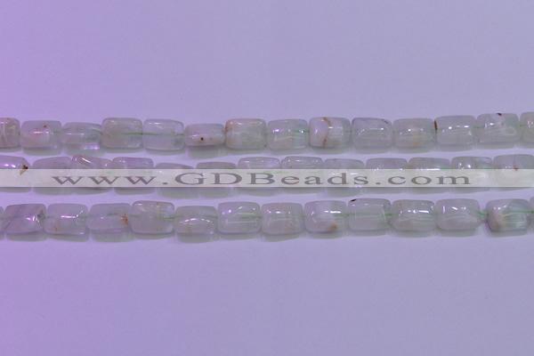 CFL1224 15.5 inches 10*14mm rectangle green fluorite gemstone beads