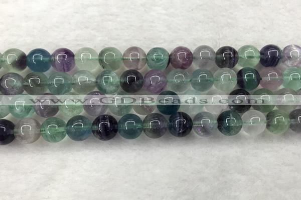 CFL1453 15.5 inches 10mm round fluorite beads wholesale