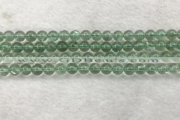 CFL1522 15.5 inches 6mm round green fluorite gemstone beads