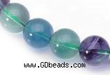 CFL16  A- grade 14mm round natural fluorite gemstone beads