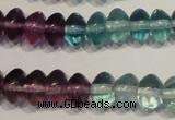 CFL561 15.5 inches 4*6mm rondelle fluorite gemstone beads wholesale