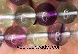 CFL587 15.5 inches 8mm round AAAAA grade fluorite gemstone beads