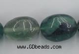 CFL955 15.5 inches 20*26mm nuggets natural fluorite beads wholesale