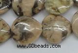 CFS12 15.5 inches 20*20mm heart natural feldspar gemstone beads