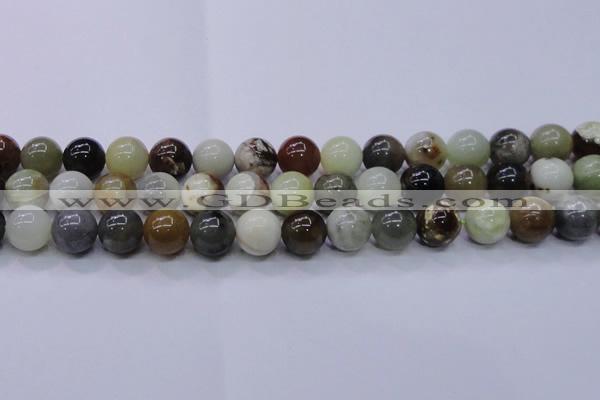 CFW16 15.5 inches 14mm round flower jade beads wholesale