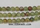 CGA202 15.5 inches 6mm round natural green garnet beads