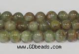 CGA203 15.5 inches 8mm round natural green garnet beads