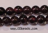 CGA351 14 inches 3mm round natural red garnet beads wholesale