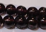 CGA353 14 inches 5mm round natural red garnet beads wholesale