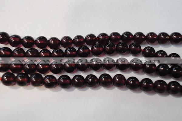 CGA358 15 inches 5mm round natural red garnet beads wholesale